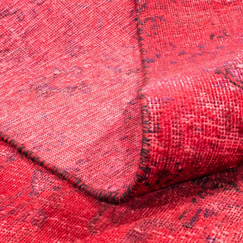 Tapis vintage - 344 x 259 cm - rouge foncé