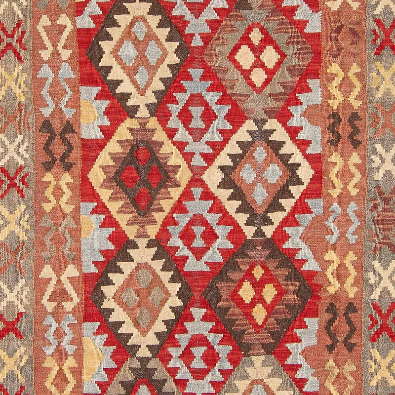 Tapis Kelim - Splash - 292 x 193 cm - multicolore