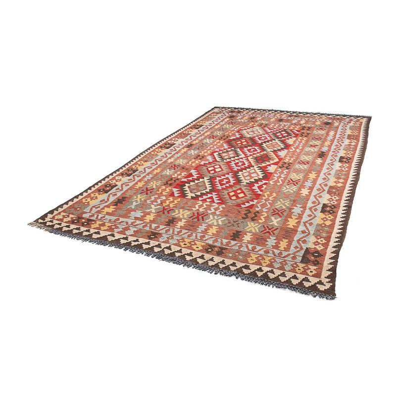 Tapis Kelim - Splash - 292 x 193 cm - multicolore