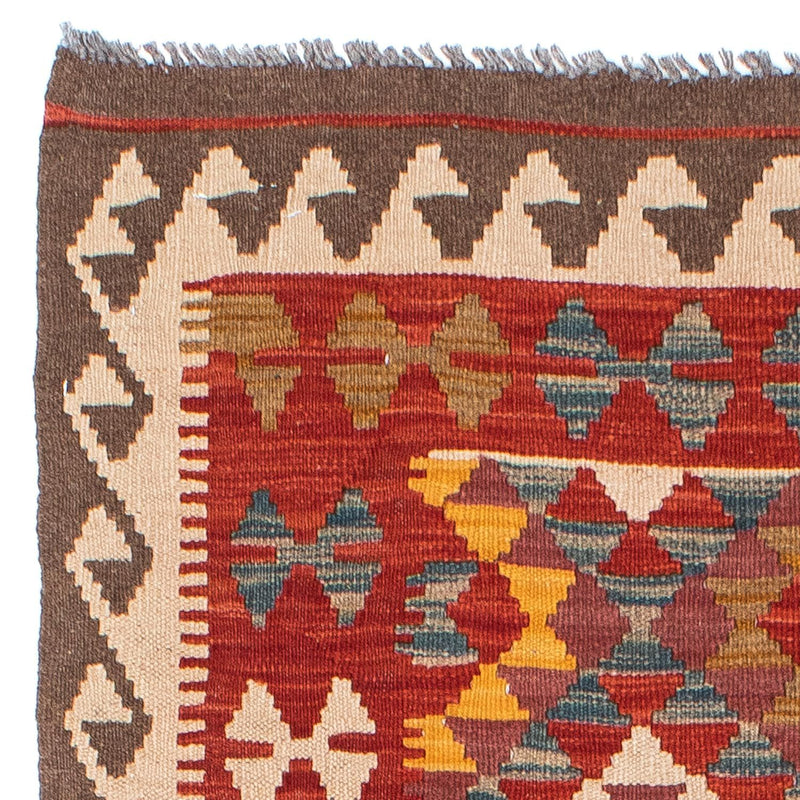 Tapis de couloir Tapis Kelim - Oriental - 195 x 98 cm - rouge