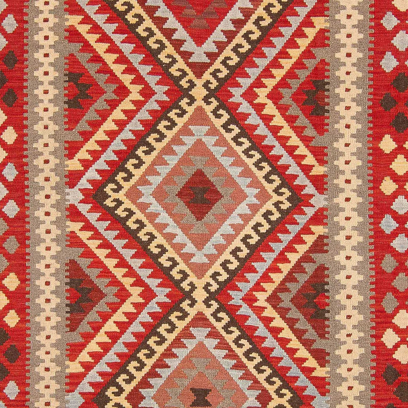 Tapis Kelim - Splash - 304 x 199 cm - multicolore