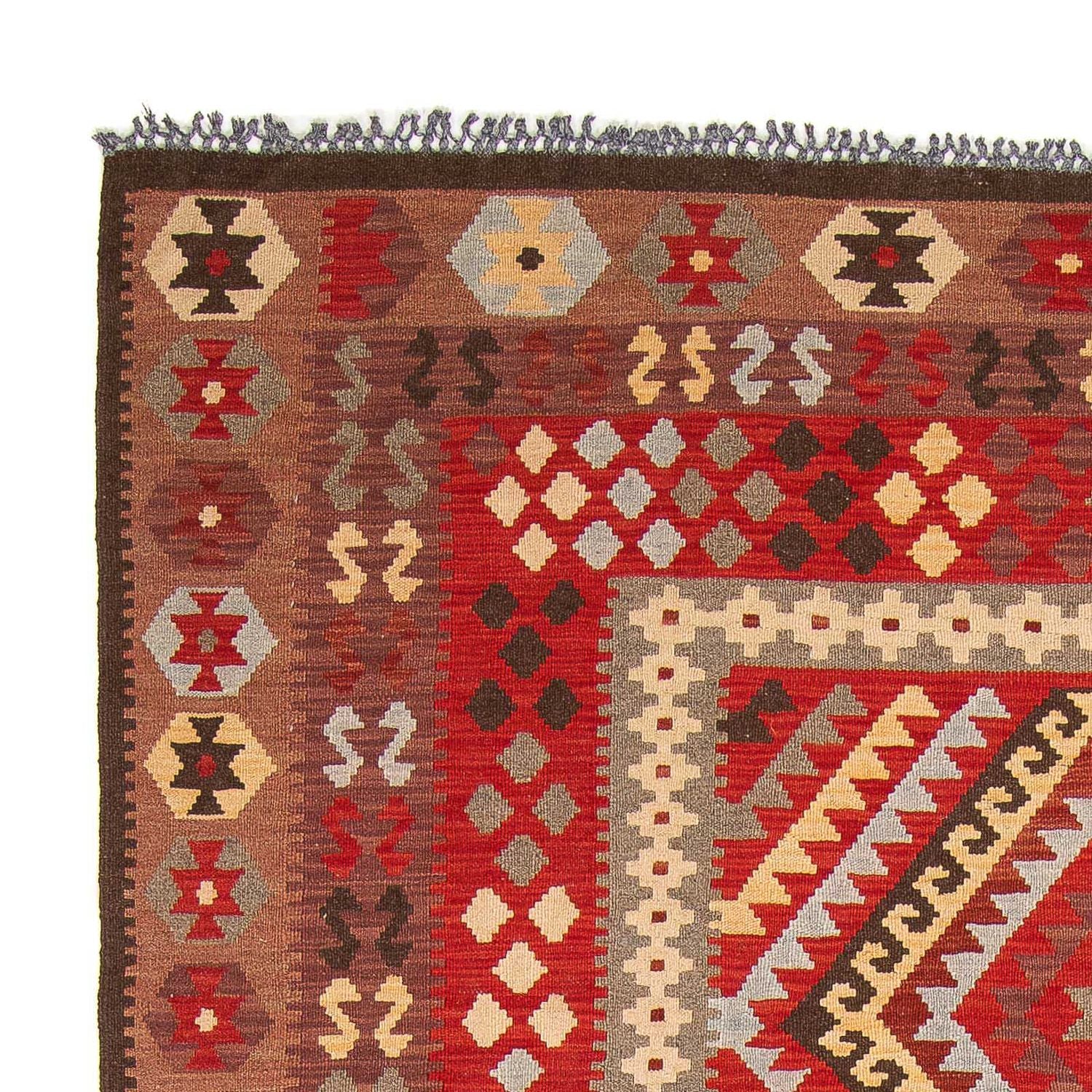 Tapis Kelim - Splash - 304 x 199 cm - multicolore