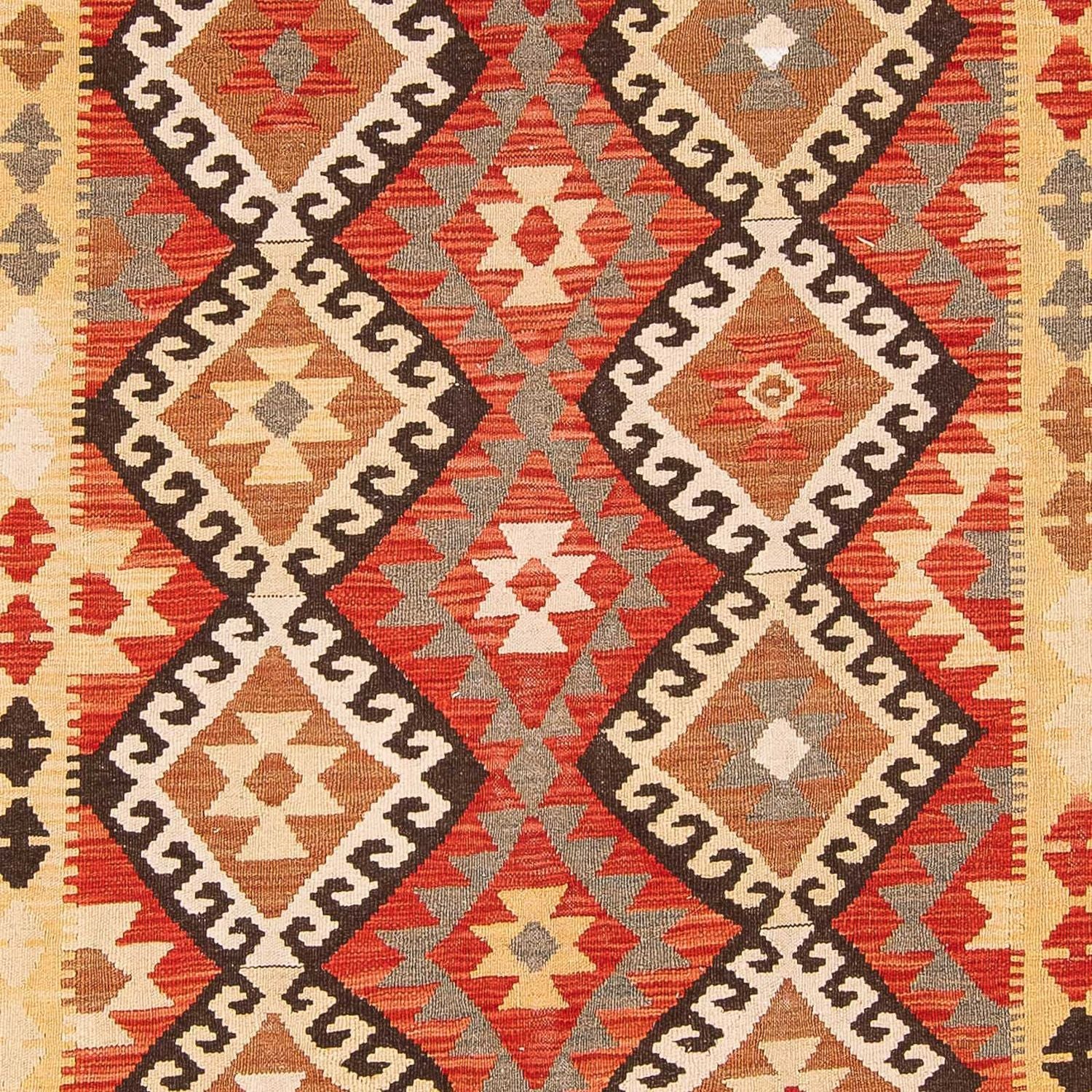 Tapis Kelim - Splash - 293 x 200 cm - multicolore