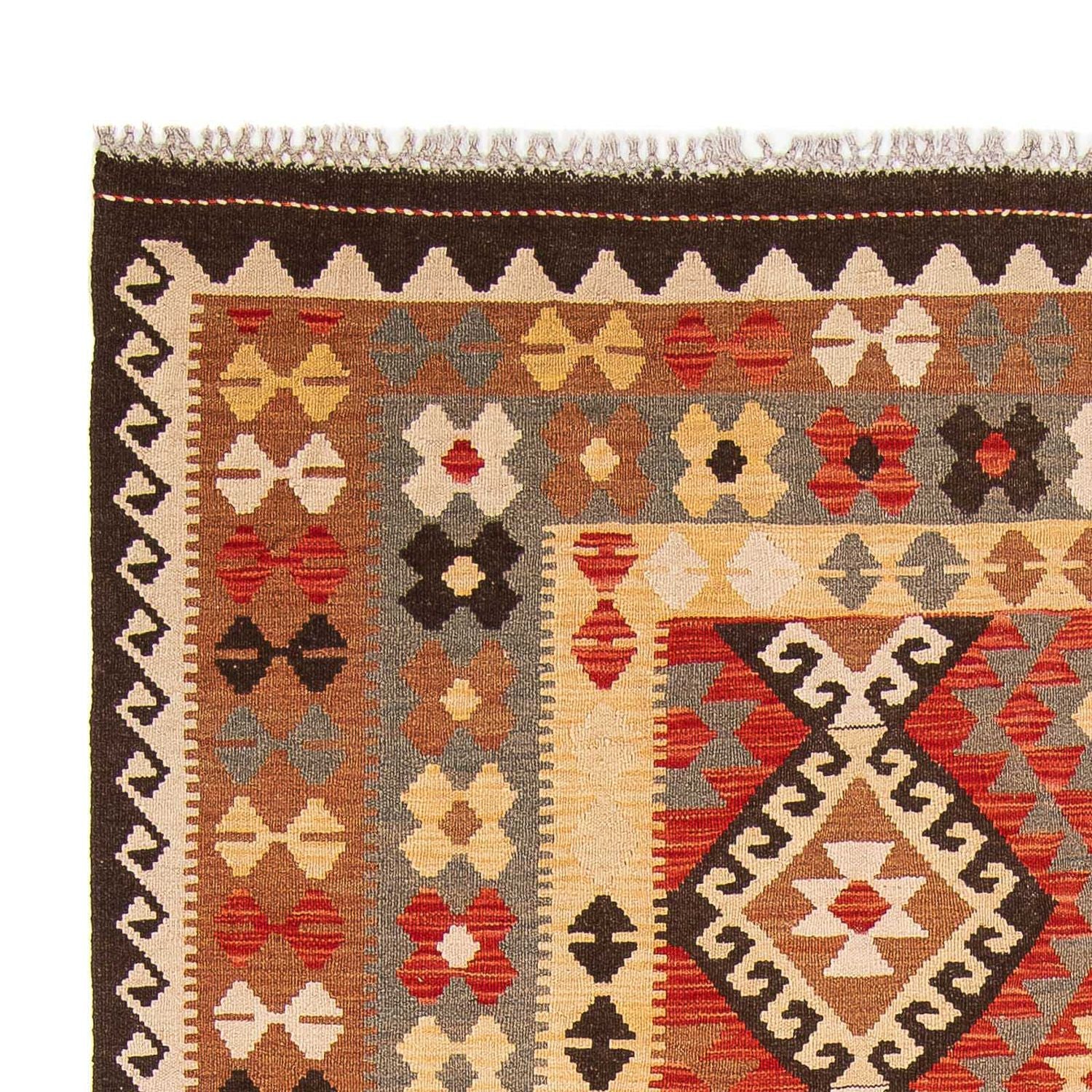 Tapis Kelim - Splash - 293 x 200 cm - multicolore