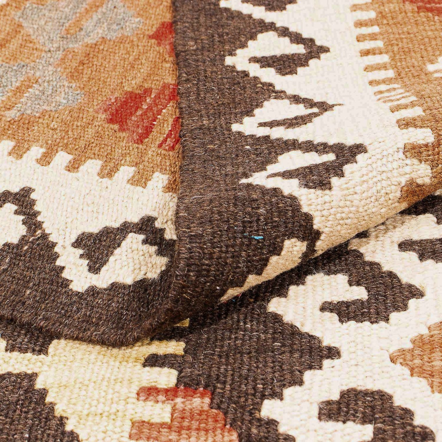 Tapis Kelim - Splash - 293 x 200 cm - multicolore