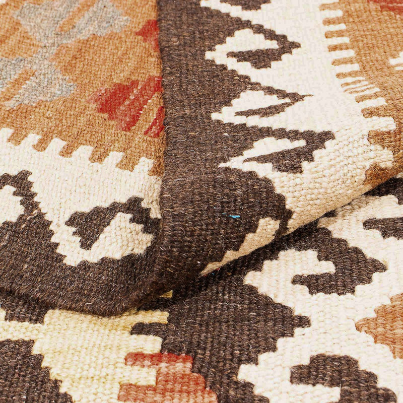Tapis Kelim - Splash - 293 x 200 cm - multicolore