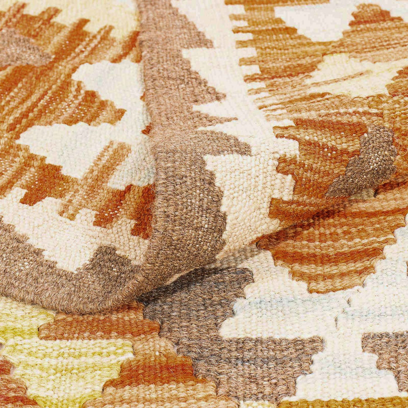 Tapis Kelim - Splash - 292 x 200 cm - multicolore
