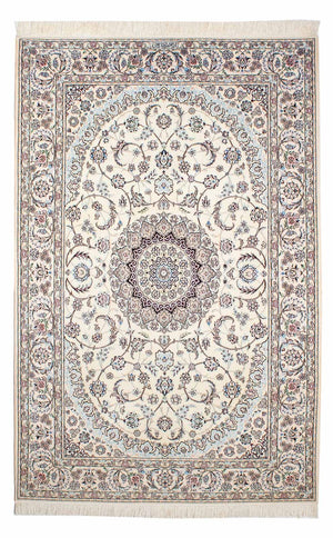 Tapis persan - Nain - Premium - 226 x 150 cm - beige