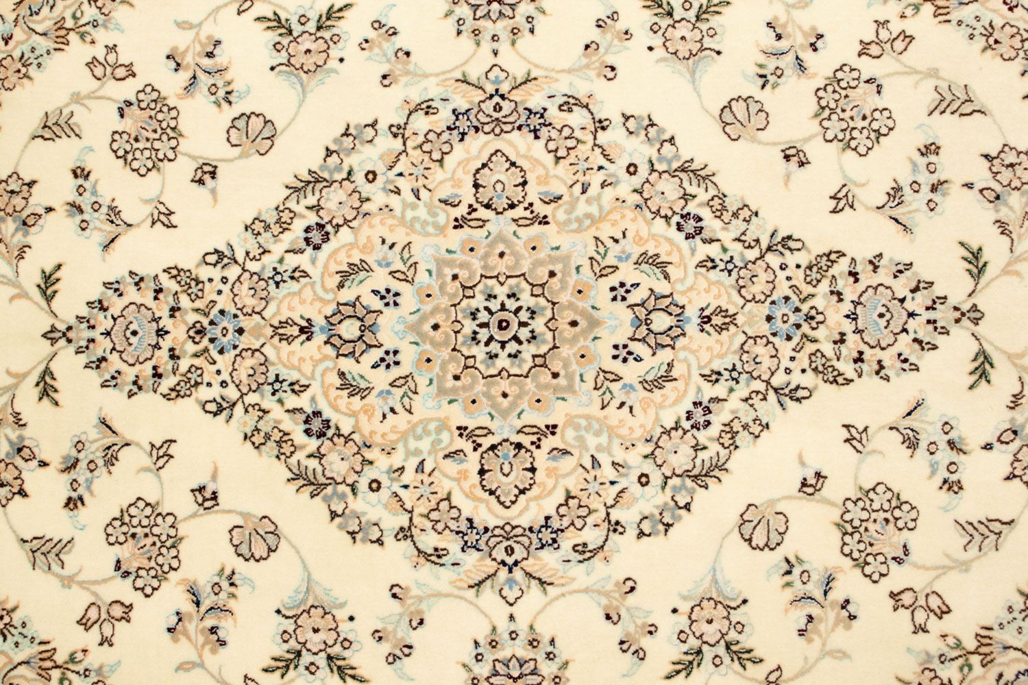 Tapis persan - Nain - Premium - 159 x 104 cm - beige