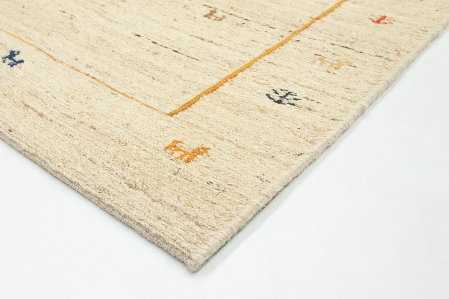 Tapis Gabbeh - Persan - 143 x 97 cm - beige