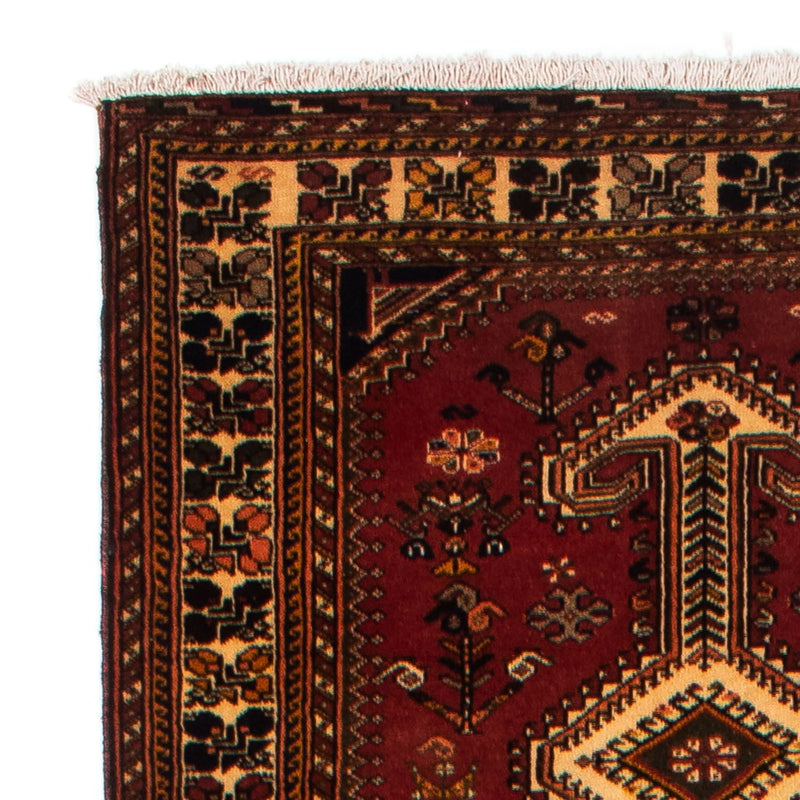 Tapis de couloir Tapis persan - Nomadic - 394 x 93 cm - marron