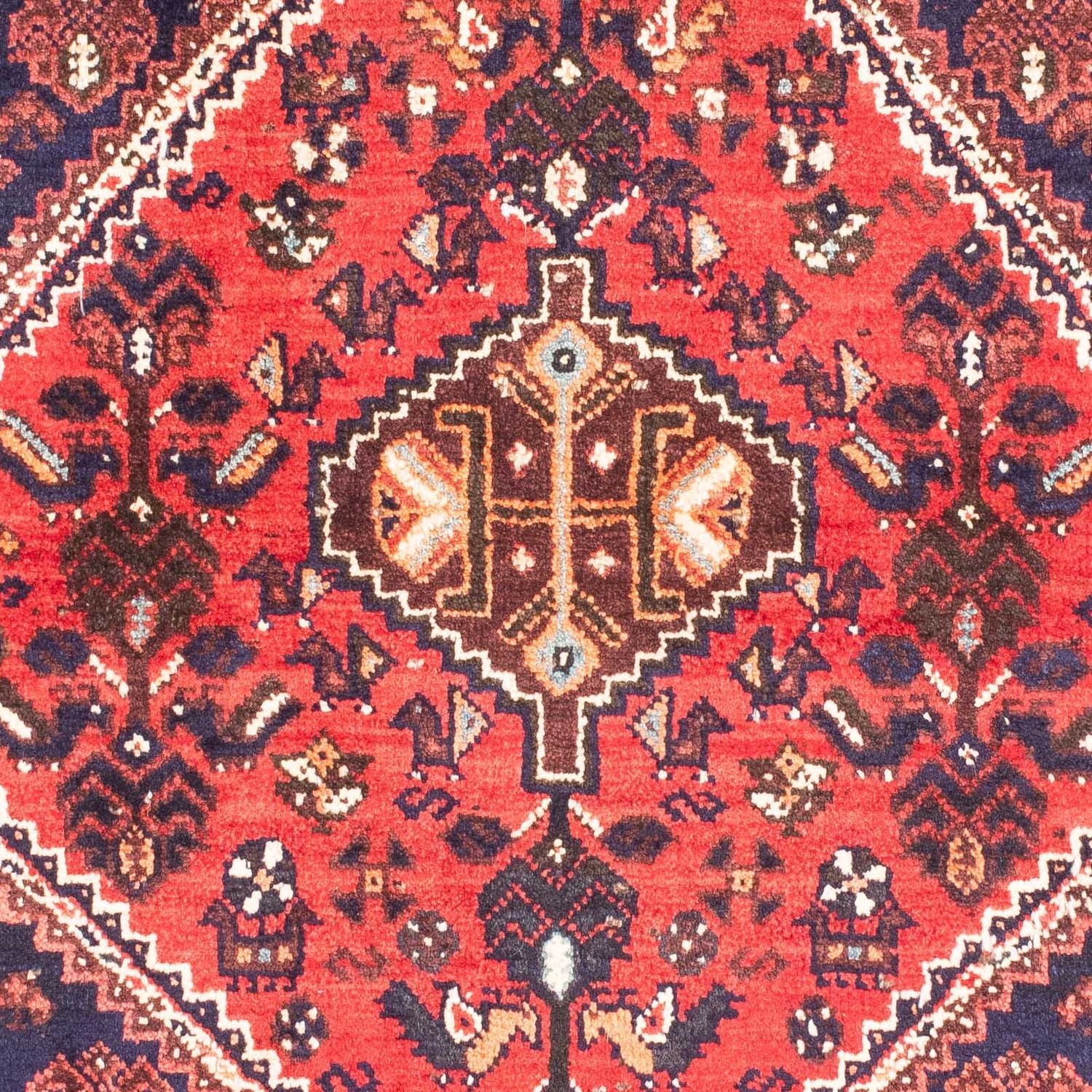 Tapis persan - Nomadic - 164 x 118 cm - bleu foncé