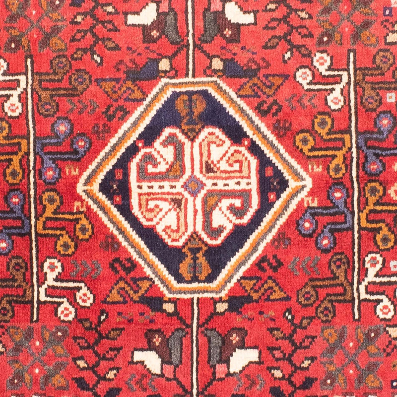 Tapis persan - Nomadic - 153 x 106 cm - rouge foncé