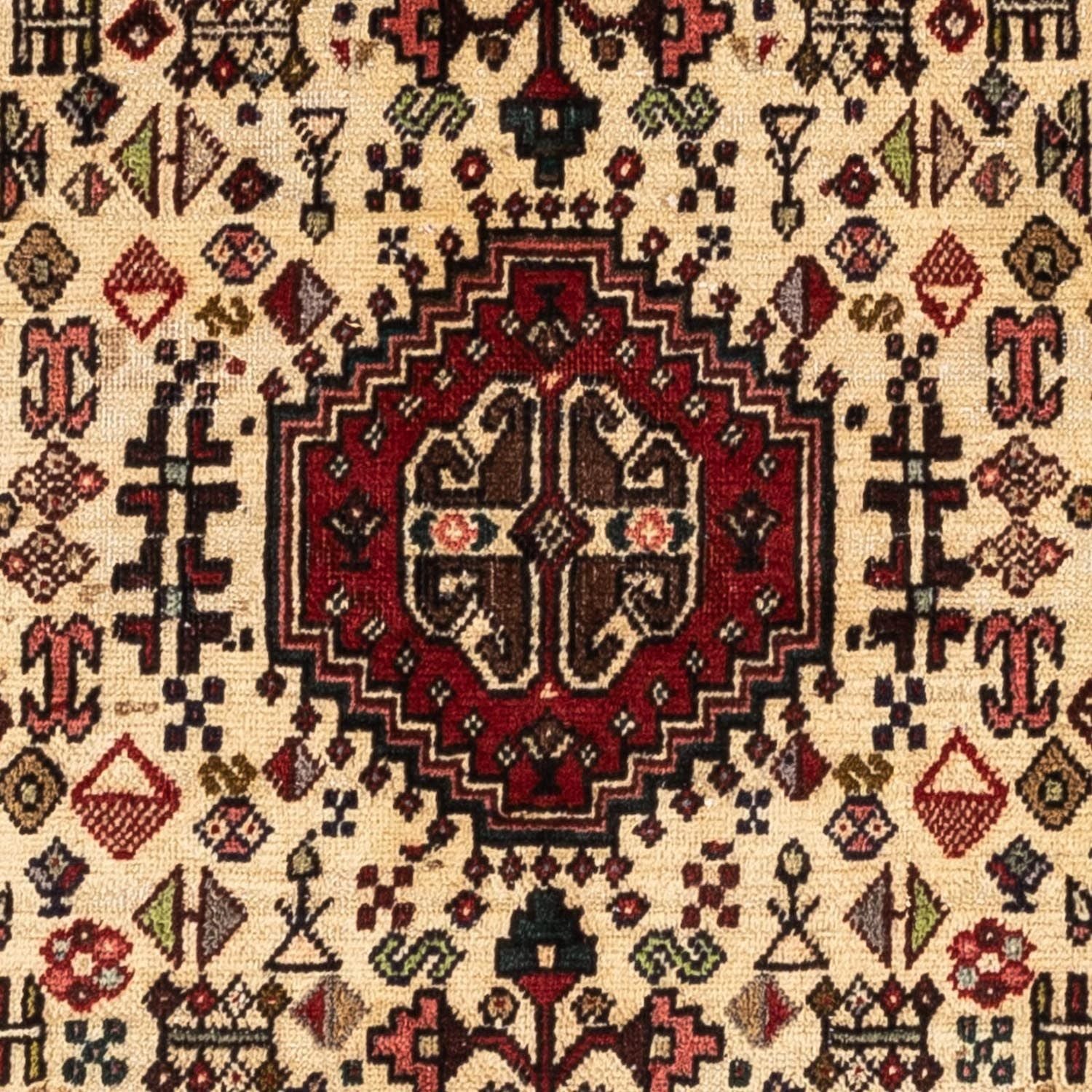 Tapis persan - Nomadic - 153 x 106 cm - beige
