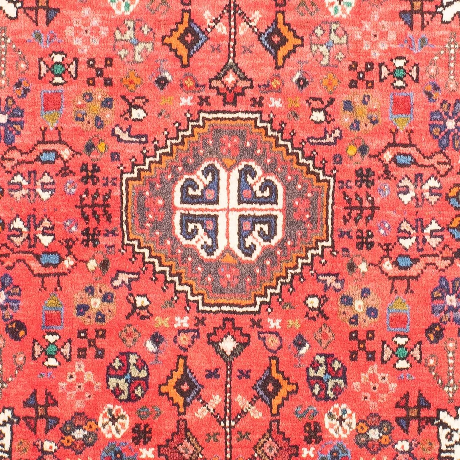 Tapis persan - Nomadic - 143 x 108 cm - rouge clair