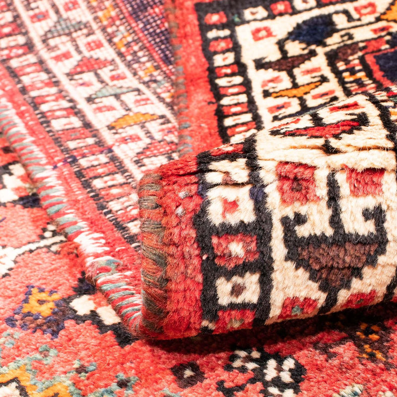 Tapis persan - Nomadic - 144 x 115 cm - rouge clair