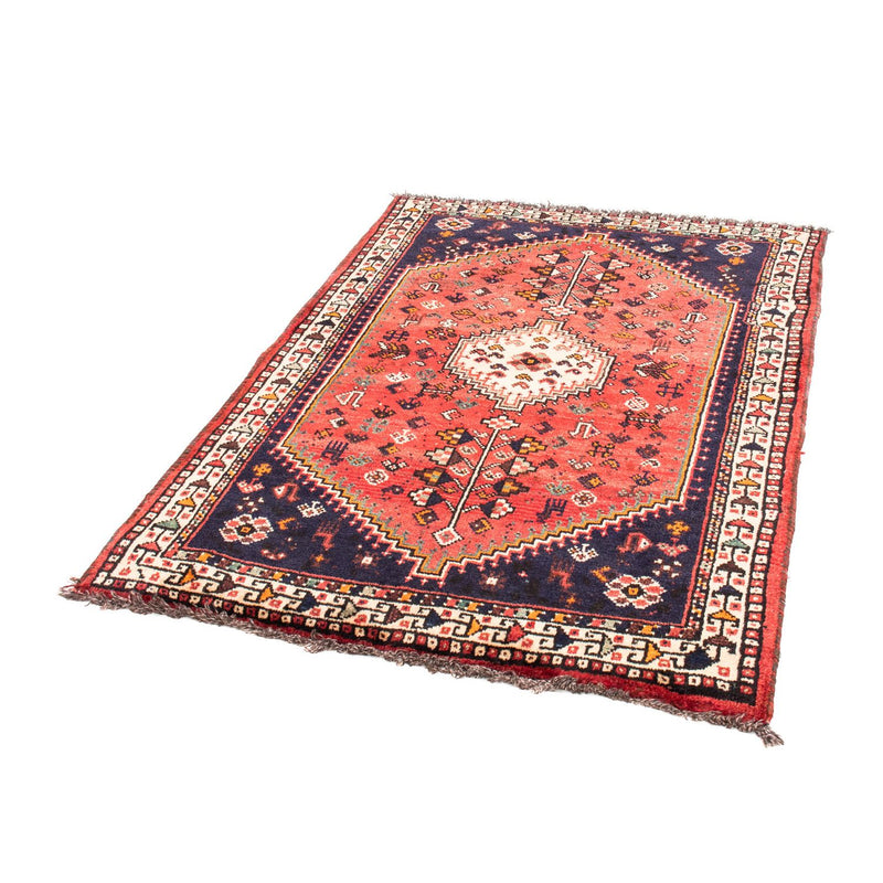 Tapis persan - Nomadic - 144 x 115 cm - rouge clair