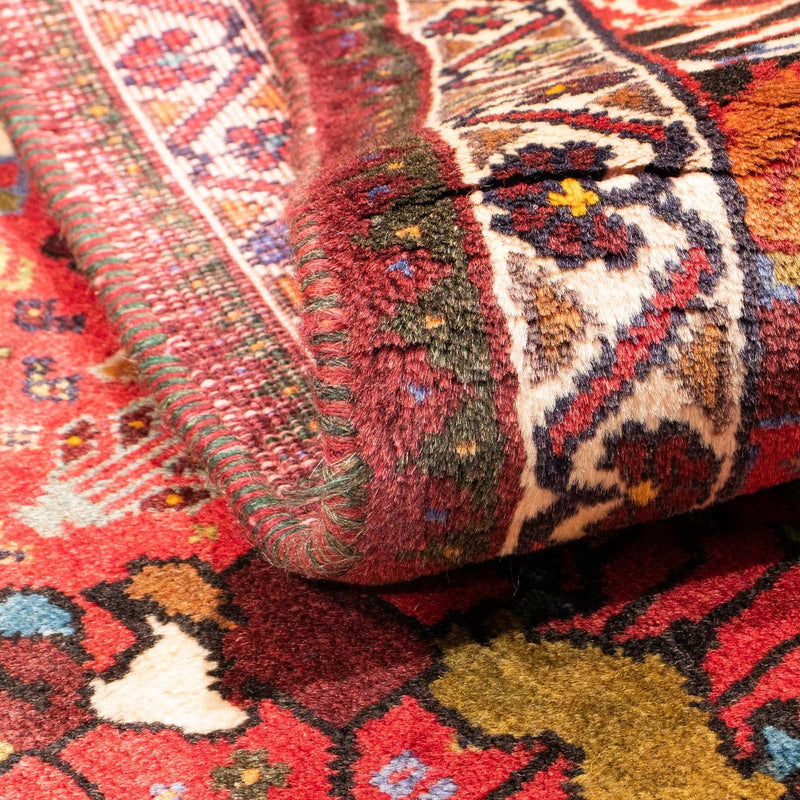 Tapis persan - Nomadic - 150 x 105 cm - rouge foncé