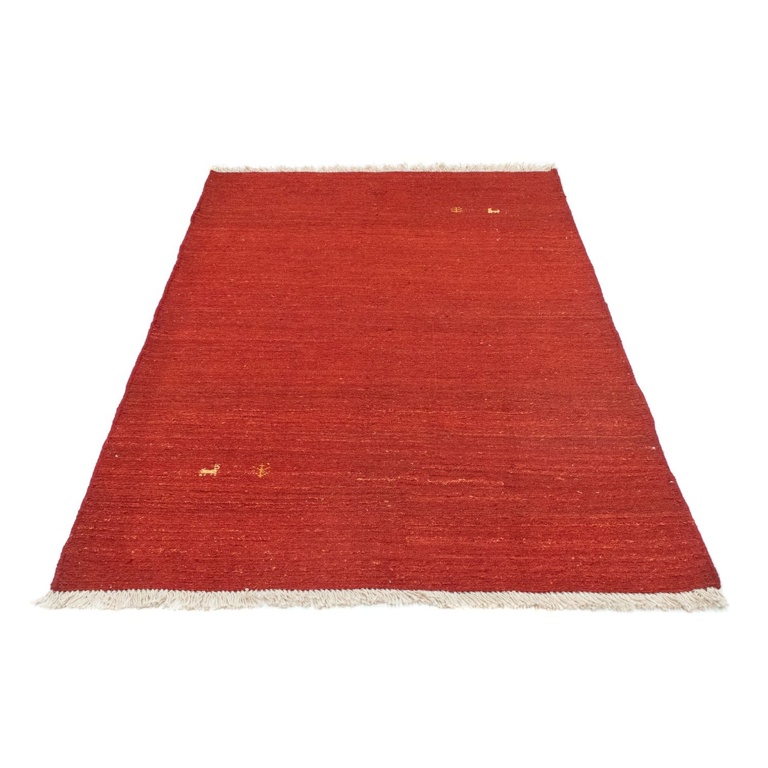 Tapis Gabbeh - Persan - 182 x 117 cm - rouge