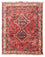 Tapis persan - Nomadic - 140 x 115 cm - rouge foncé