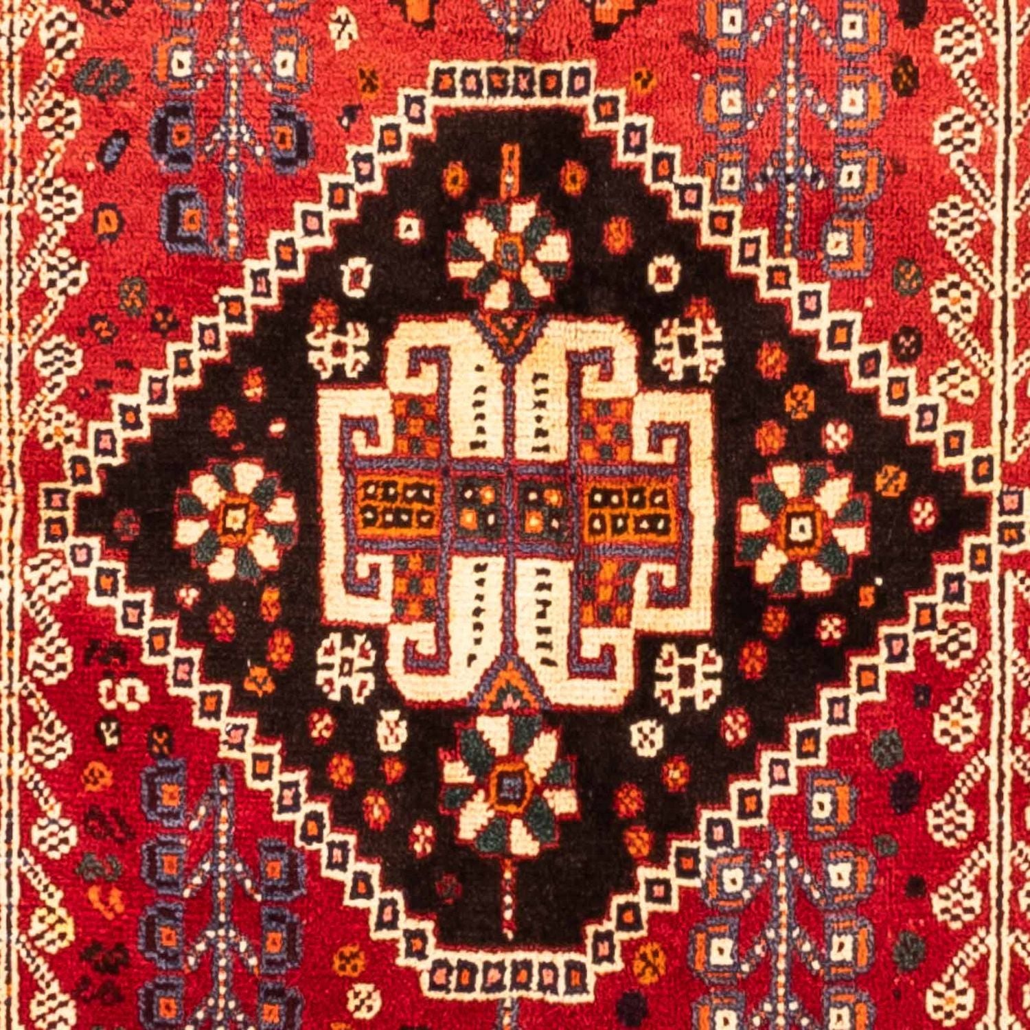Tapis persan - Nomadic - 255 x 160 cm - rouge foncé