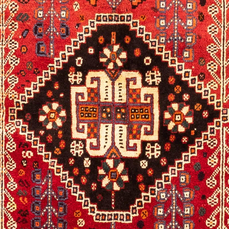 Tapis persan - Nomadic - 255 x 160 cm - rouge foncé