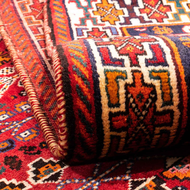 Tapis persan - Nomadic - 255 x 160 cm - rouge foncé