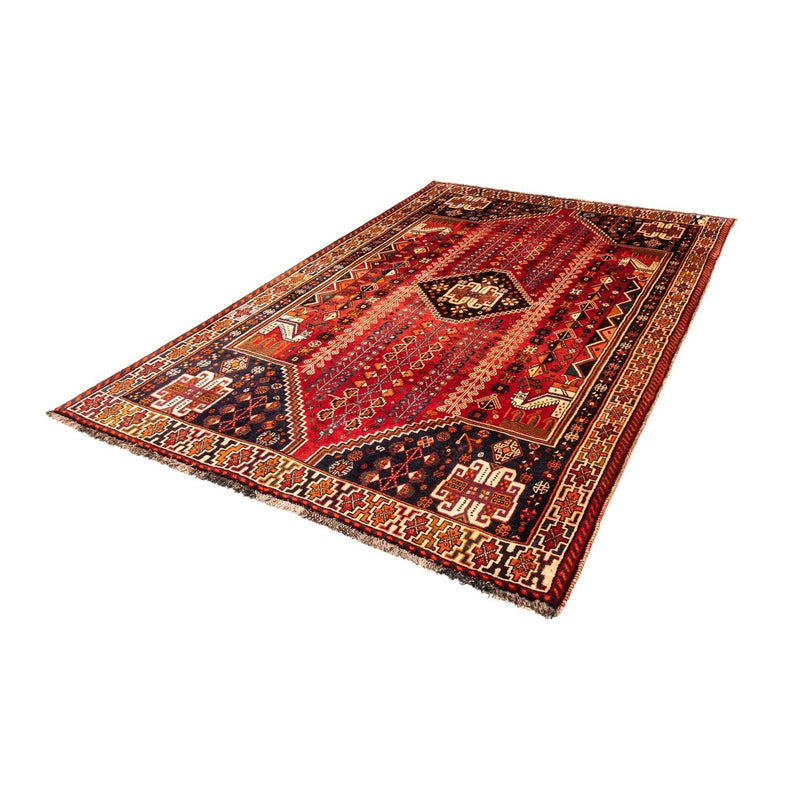 Tapis persan - Nomadic - 255 x 160 cm - rouge foncé