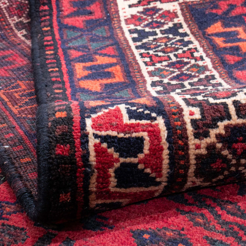Tapis persan - Nomadic - 305 x 215 cm - rouge foncé