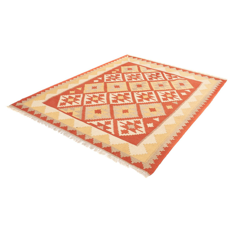 Tapis Kelim - Oriental - 198 x 150 cm - rouge