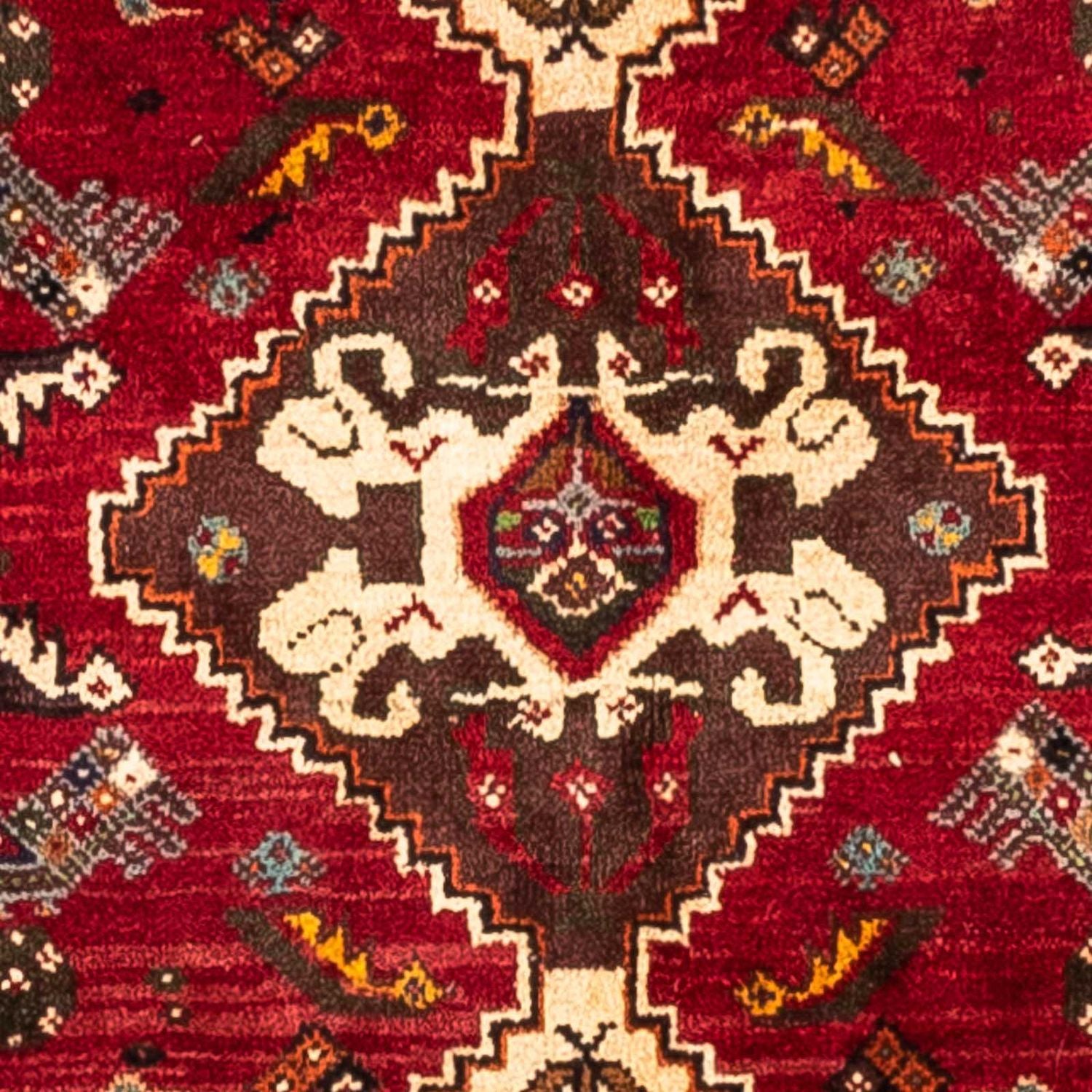 Tapis persan - Nomadic - 270 x 175 cm - rouge foncé
