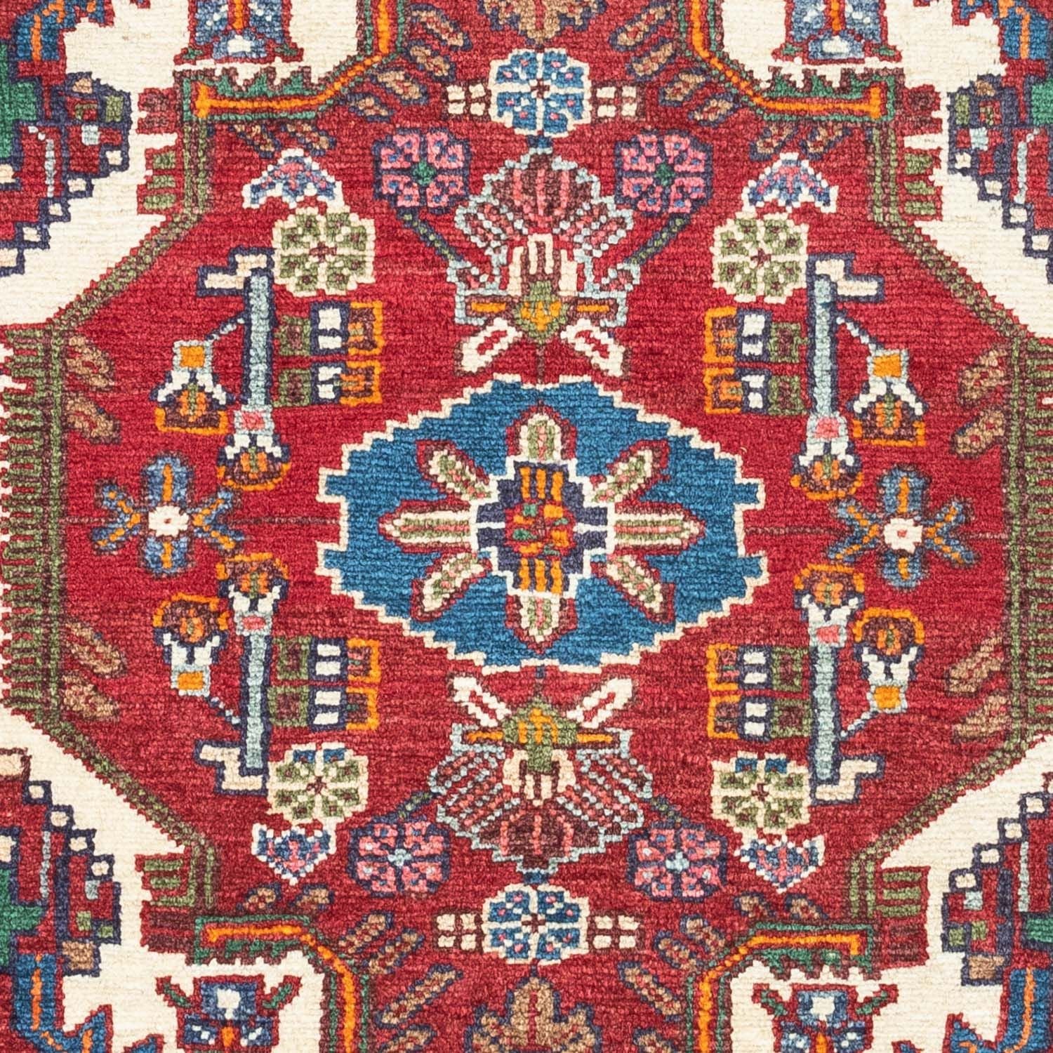 Tapis persan - Nomadic - 130 x 87 cm - rouge
