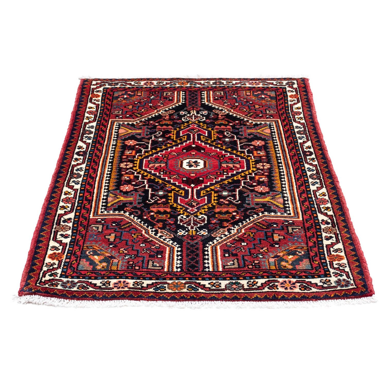 Tapis persan - Nomadic - 122 x 85 cm - rouge