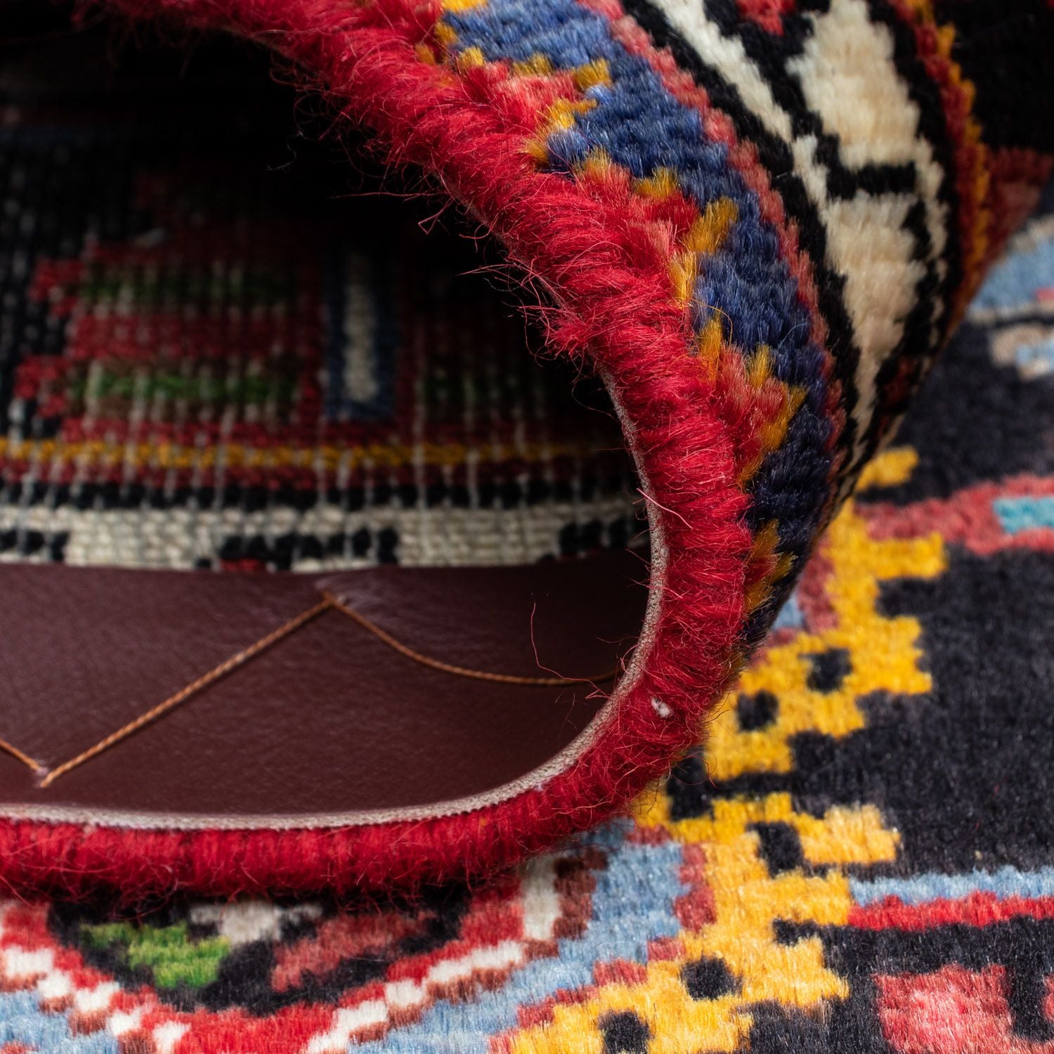 Tapis persan - Nomadic - 117 x 77 cm - rouge clair