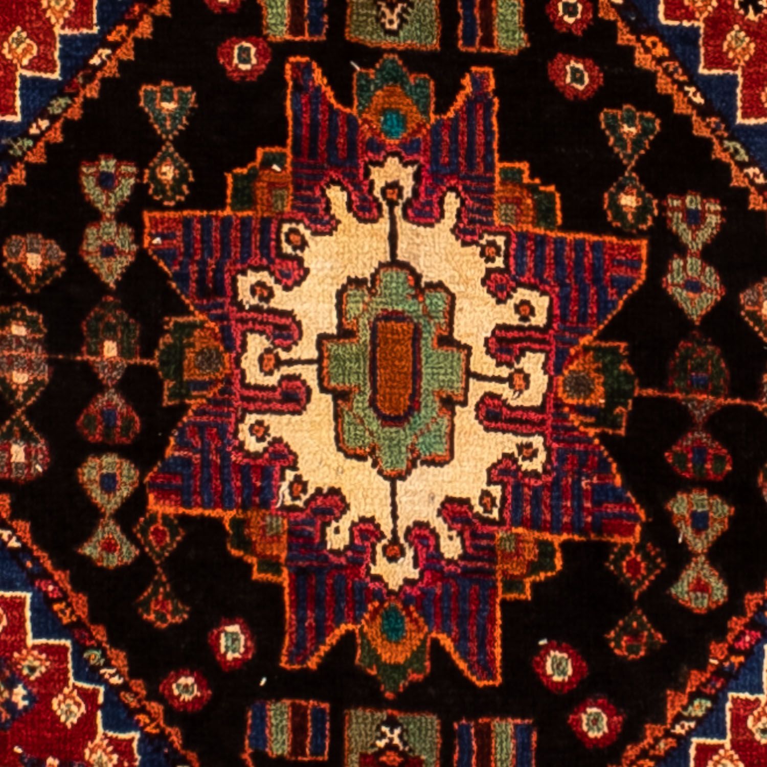 Tapis persan - Nomadic - 300 x 220 cm - rouge foncé