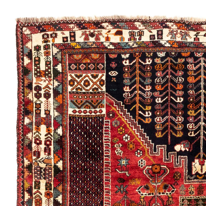 Tapis persan - Nomadic - 255 x 175 cm - rouge foncé