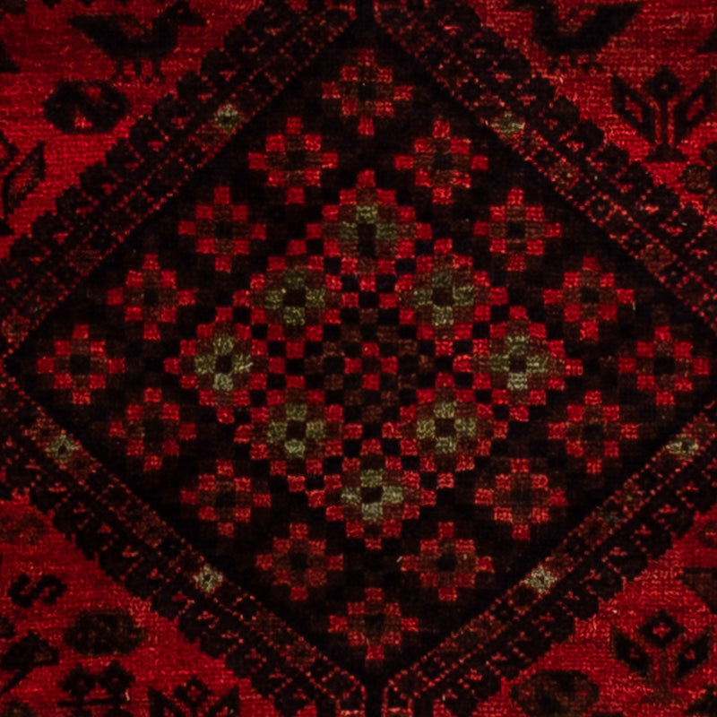 Tapis persan - Nomadic - 295 x 200 cm - rouge foncé