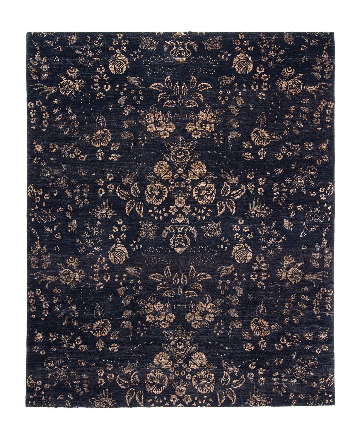Tapis design - 308 x 248 cm - bleu foncé
