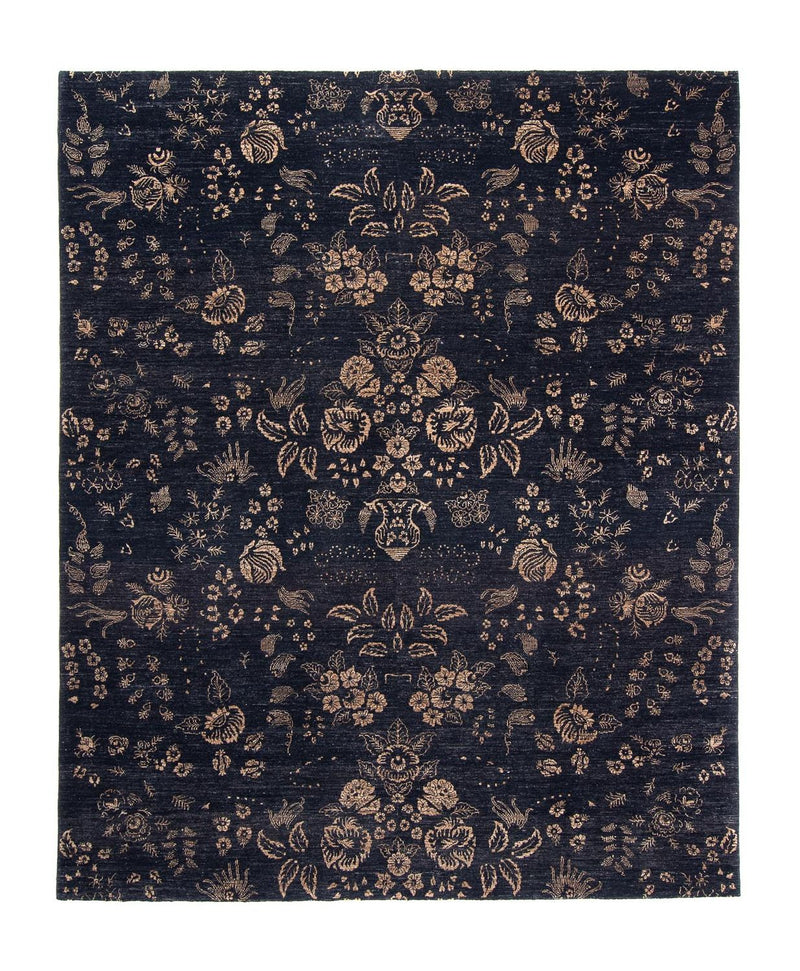 Tapis design - 308 x 248 cm - bleu foncé