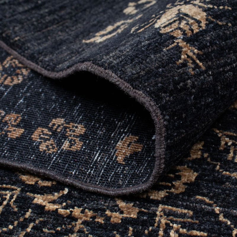 Tapis design - 308 x 248 cm - bleu foncé