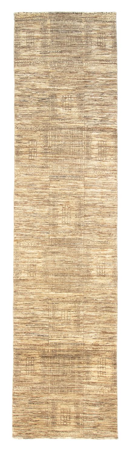 Tapis de couloir Tapis Gabbeh - Indus - 303 x 75 cm - beige