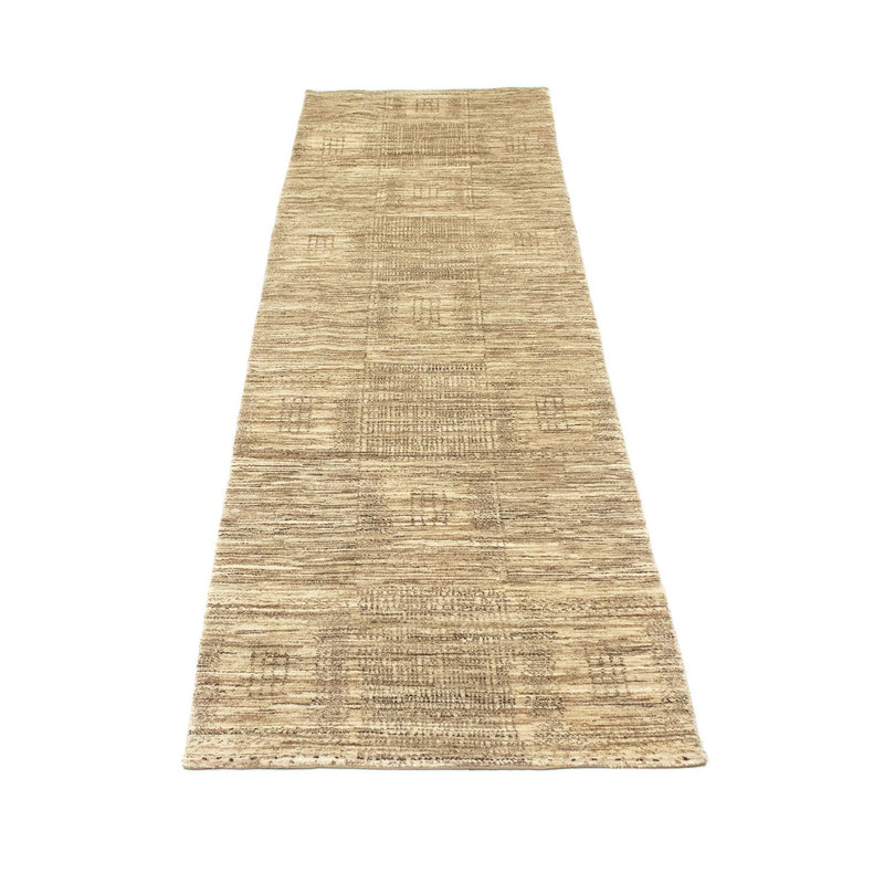 Tapis de couloir Tapis Gabbeh - Indus - 303 x 75 cm - beige