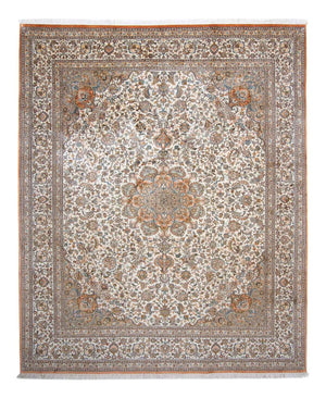 Tapis en soie - Soie du Cachemire - 304 x 241 cm - beige