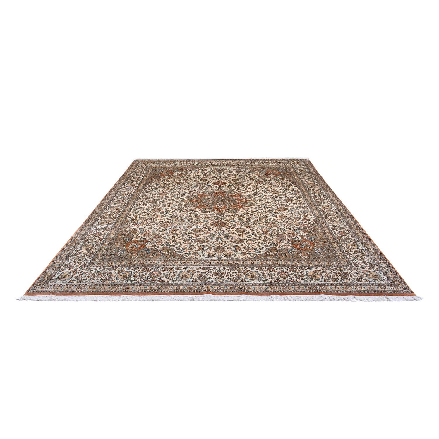 Tapis en soie - Soie du Cachemire - 304 x 241 cm - beige