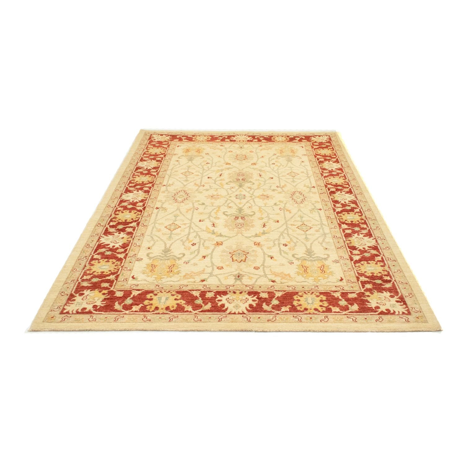 Tapis persan - Tabriz - 234 x 169 cm - beige