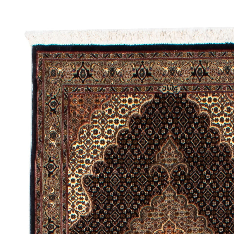 Tapis de couloir Tapis persan - Tabriz - 295 x 77 cm - bleu foncé
