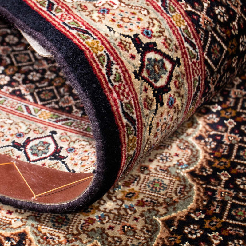 Tapis de couloir Tapis persan - Tabriz - 295 x 77 cm - bleu foncé
