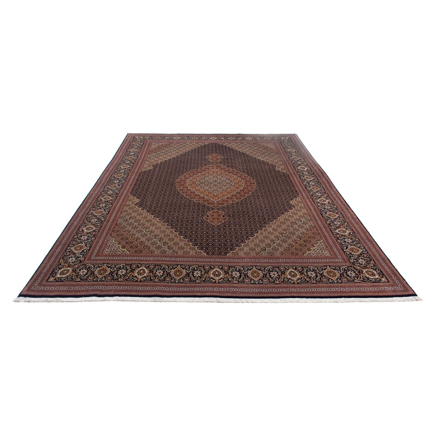 Tapis persan - Tabriz - 359 x 252 cm - marron
