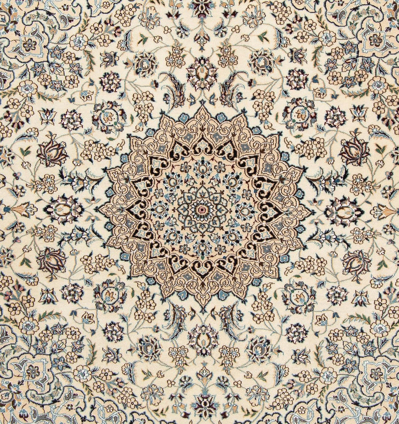 Tapis persan - Nain - Royal carré  - 202 x 201 cm - beige