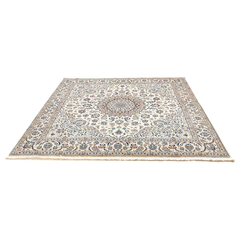 Tapis persan - Nain - Royal carré  - 202 x 201 cm - beige